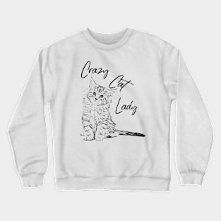 Crazy Cat Lady Crewneck Sweatshirt